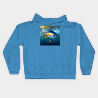 Yellow Fin Tuna Kids Hoodie